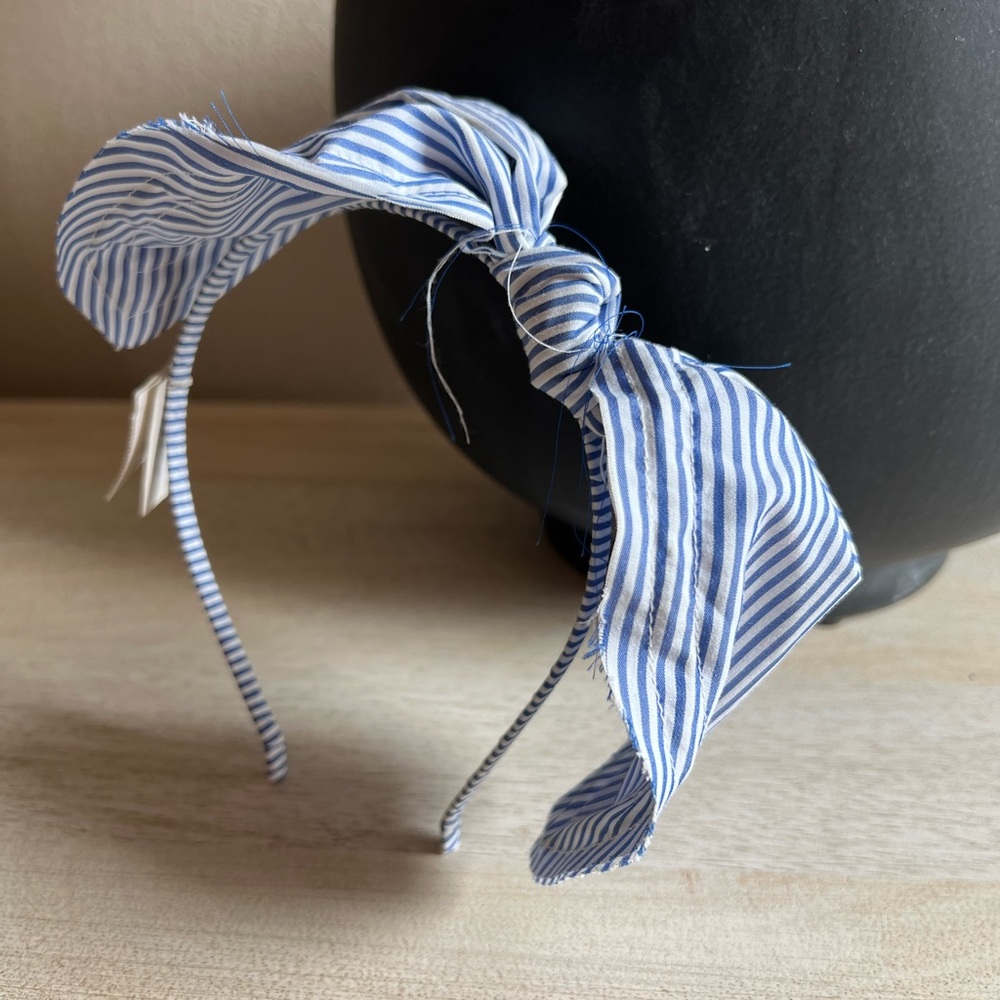 J. Crew Crewcuts Striped Bow Headband